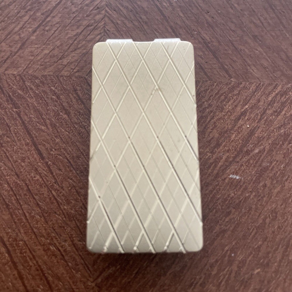 Gold Tone Money Clip Credit Card ID Holder